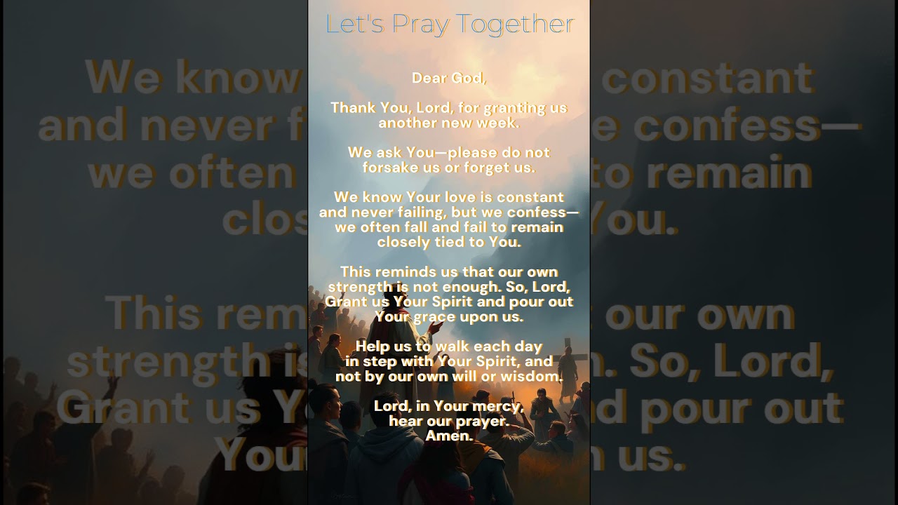PrayForGod'sMercyInOurWeakness      #prayday