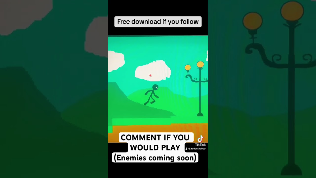 Stick figure world FREE download #2d #stickfigure #freedownload #indiedev
