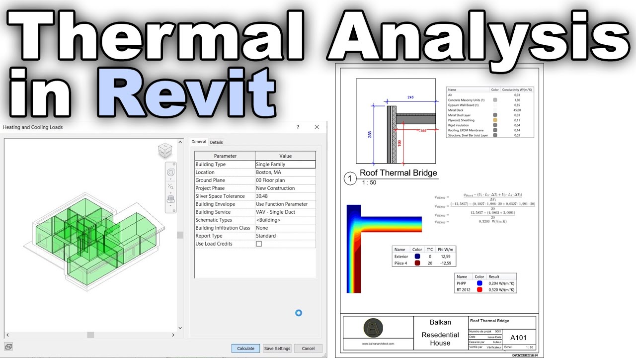 Thermal Analysis in Revit Tutorial - with Numfem