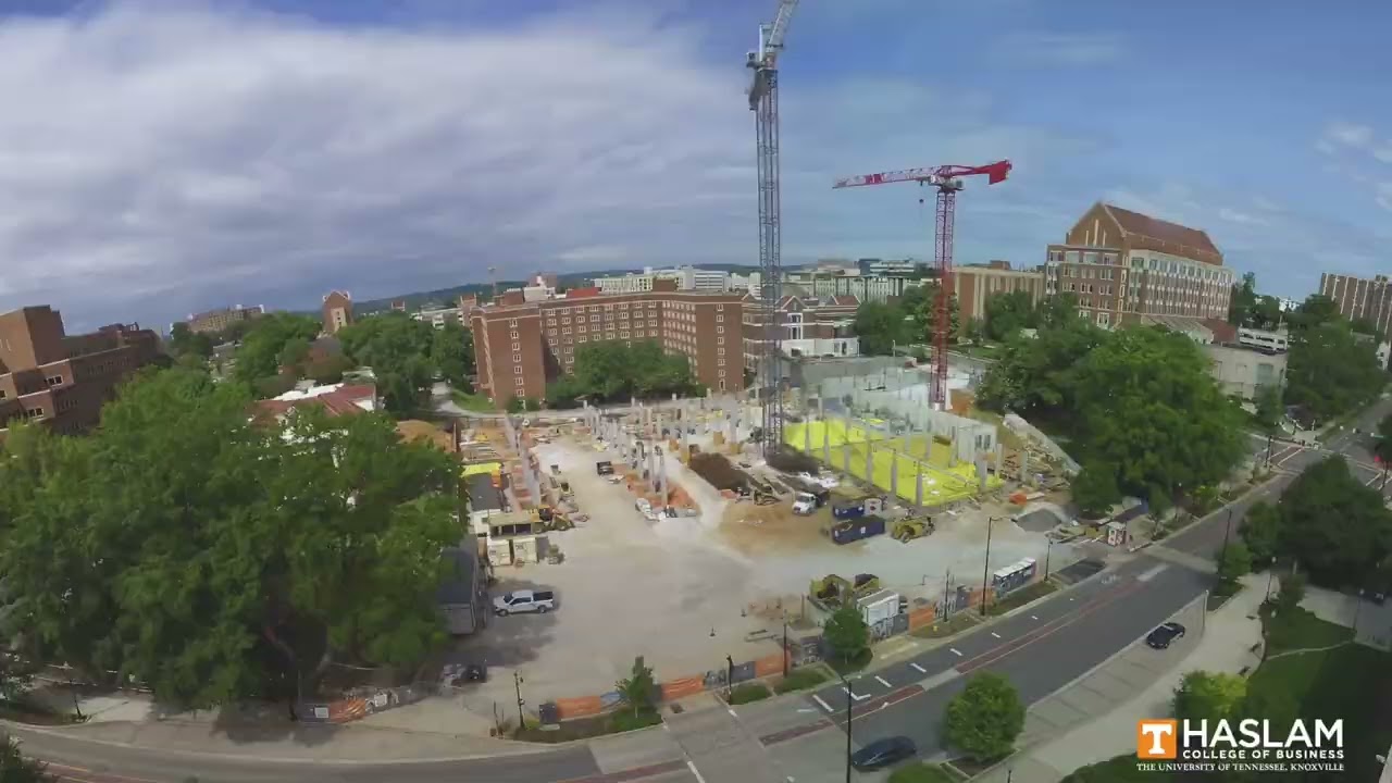 Haslam College of Business Construction Timelapse Video (5/9/24 - 8/19/25)