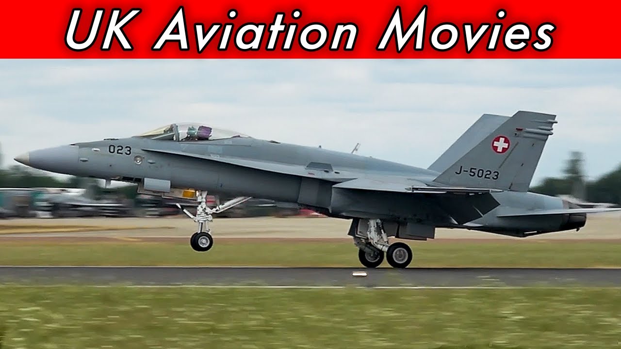Full Swiss Air Force F-18C Legacy Hornet display - RIAT 2022