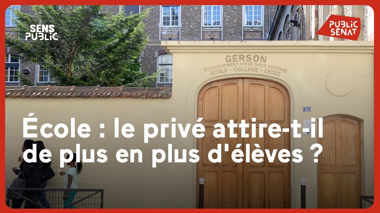 École : le privé attire-t-il de plus en plus d'élèves ?
