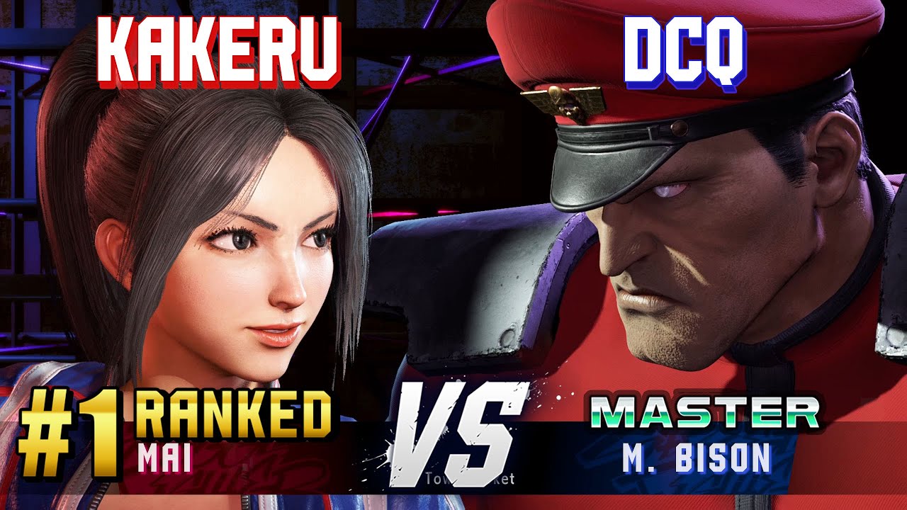 SF6 ▰ KAKERU (#1 Ranked Mai) vs DCQ (M.Bison) ▰ High Level Gameplay