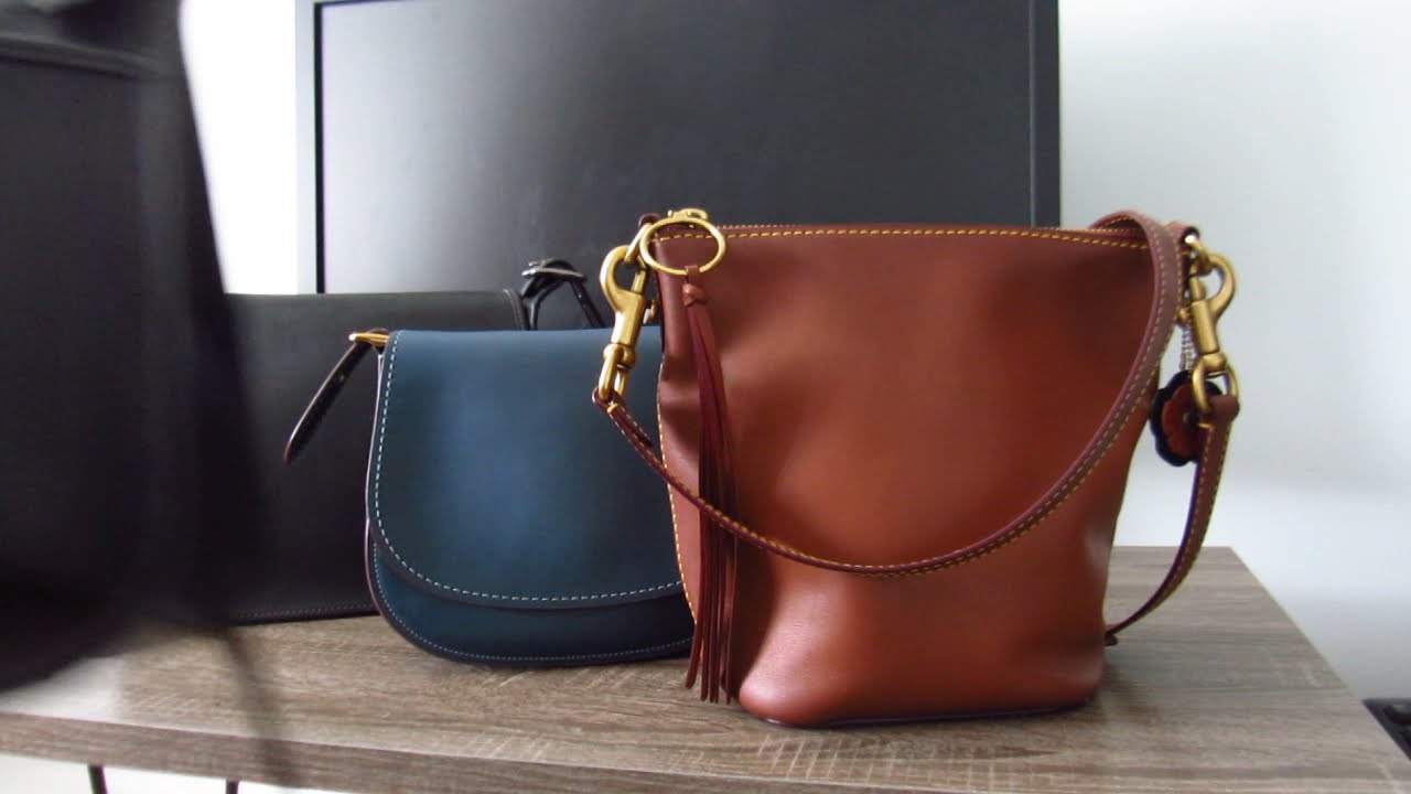 VINTAGE COACH HANDBAGS - SADDLE BAG CROSSBODY STYLES