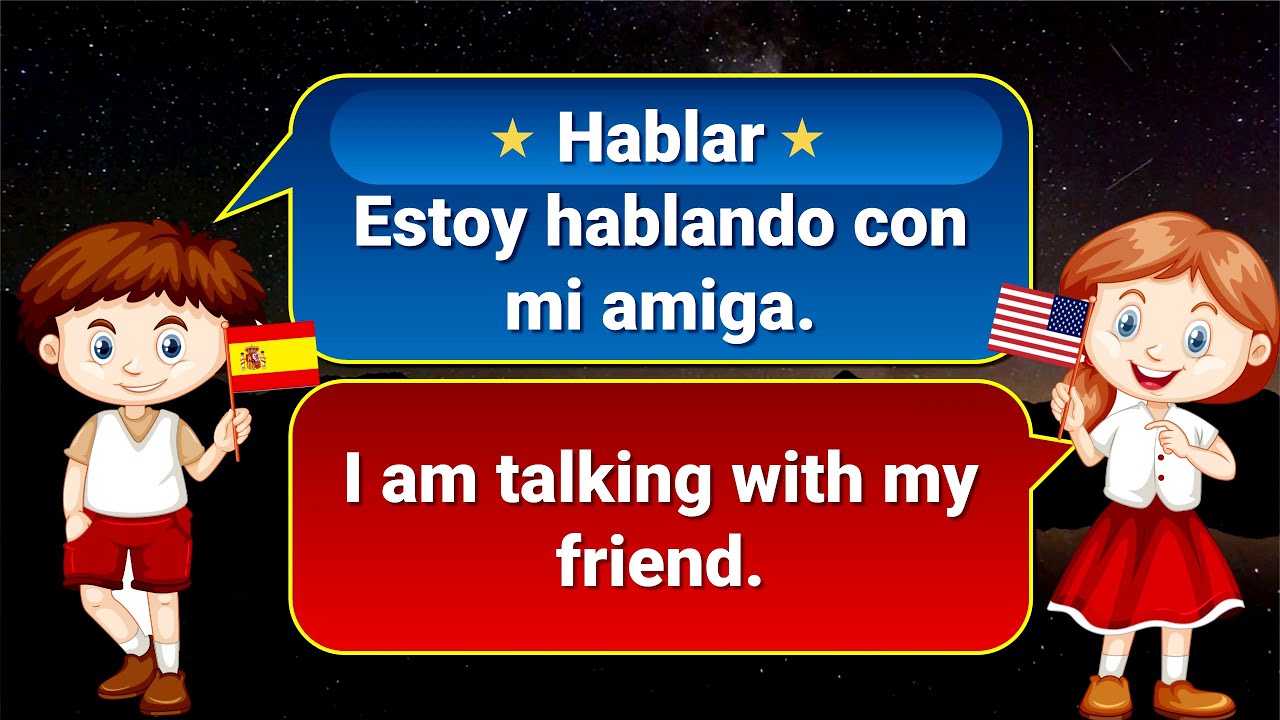 Spanish Present Continuous: 150 Everyday Verbs in Action! | Learn Spanish in 25 minutes