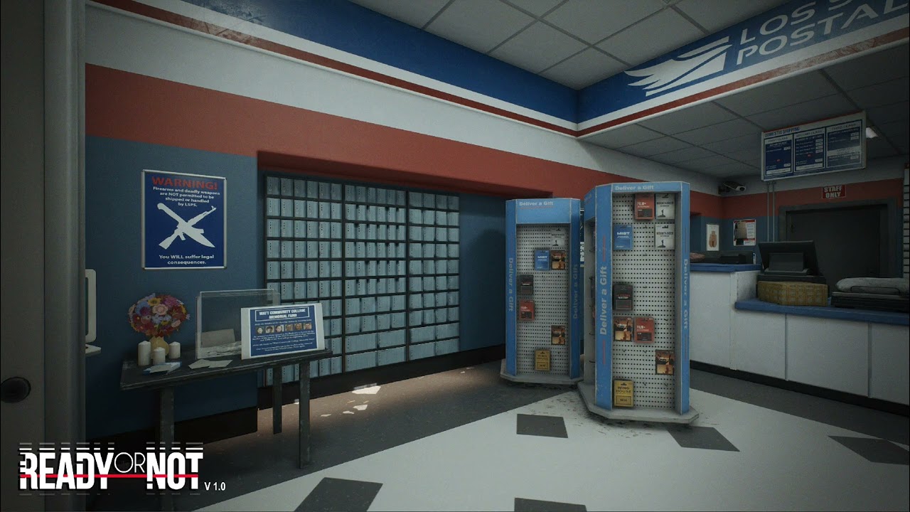 Ready or Not 1.0 - Los Sueños Postal Service combat theme (Greased Palms)