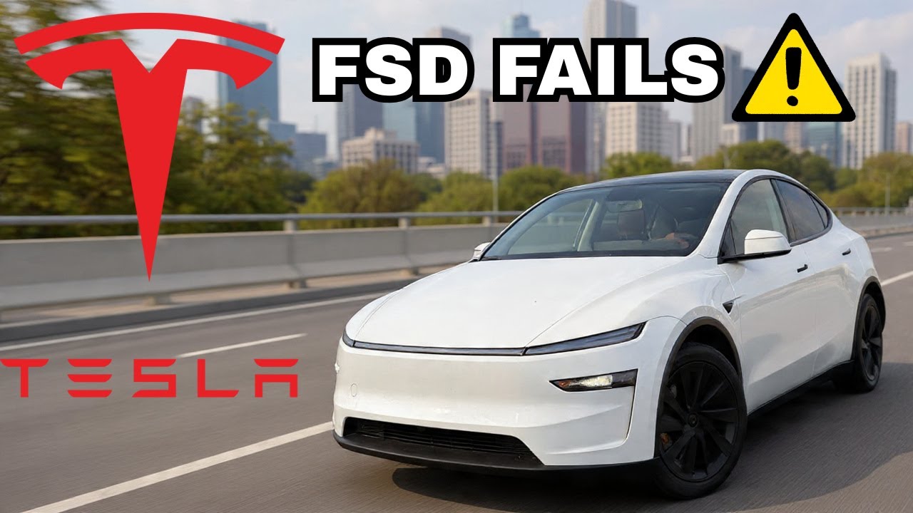Система FSD Tesla не работает 🚨 5 вещей, которые до сих пор сводят меня с ума
