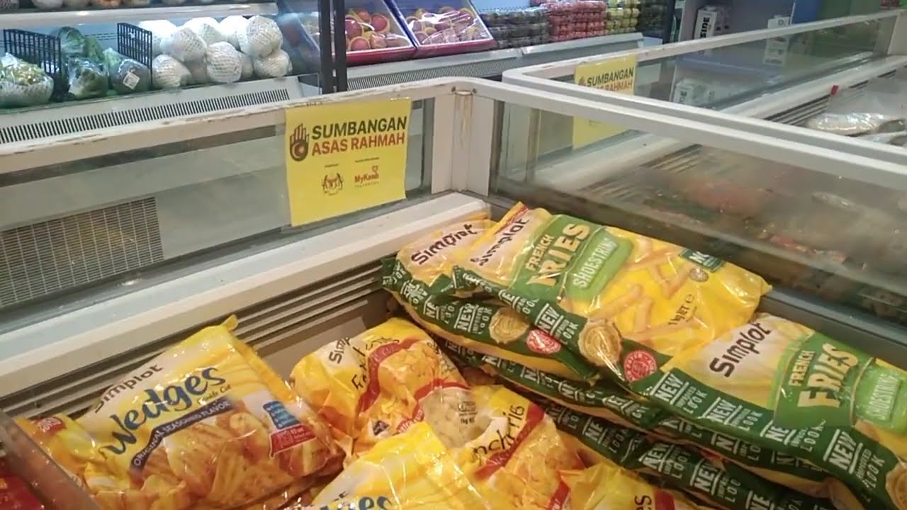 Berbelanja dengan bantuan sumbangan rahmah//belanja di everwin supermarket
