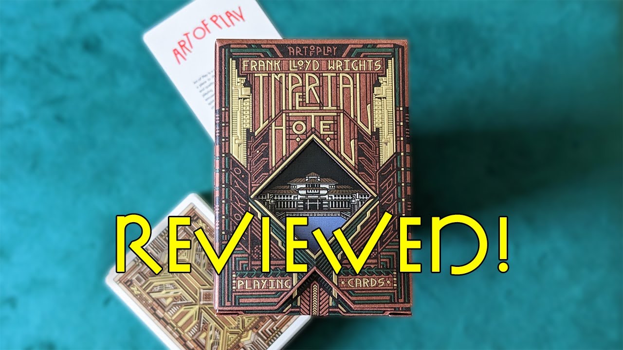 Unboxing the Imperial Hotel Playing Cards by Art Of Play