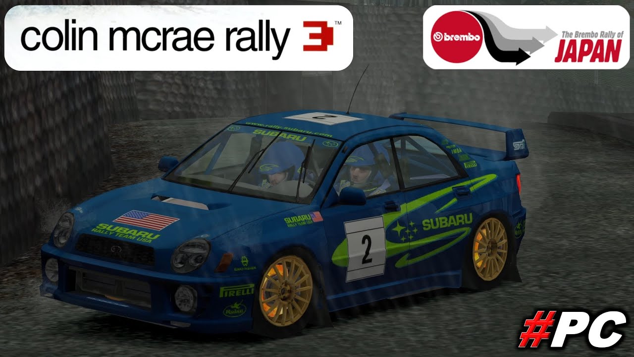 Colin McRae Rally 3 (PC - 2003) - Subaru Impreza @Japan SS2 - Fanatec CSL DD