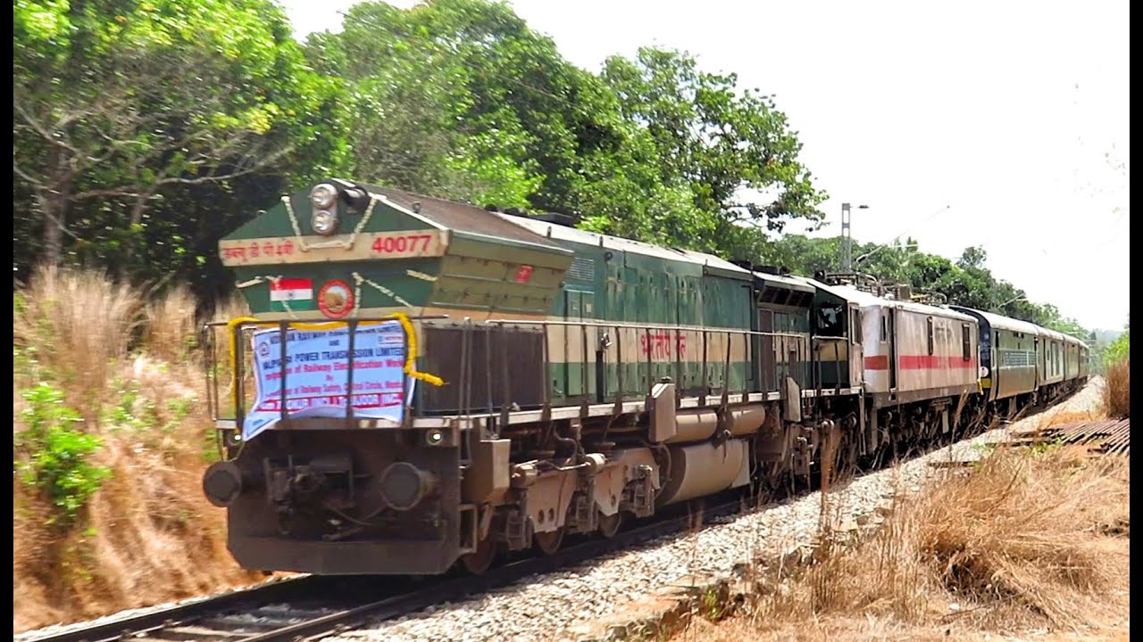 CRS Inspection | THOKUR-BIJOOR | Konkan Railway electrification progress |