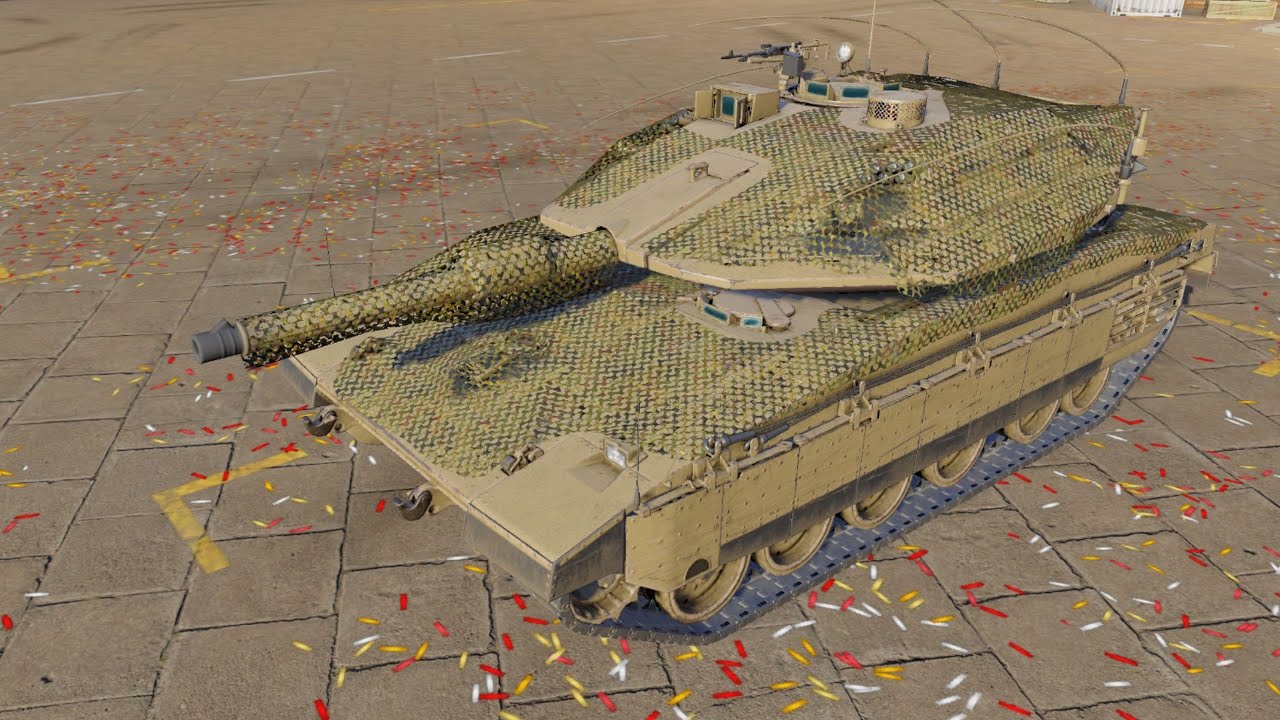 Merkava Mk.4 - New VIP Battlepass.. Strong in the front but weak in the back. - MWT: Tank Battles