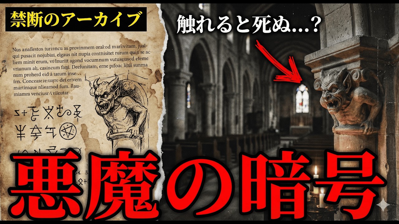 【都市伝説】神聖な教会に隠された悪魔の暗号。テンプル騎士団が遺した「呪いの彫刻」【ゆっくり解説】