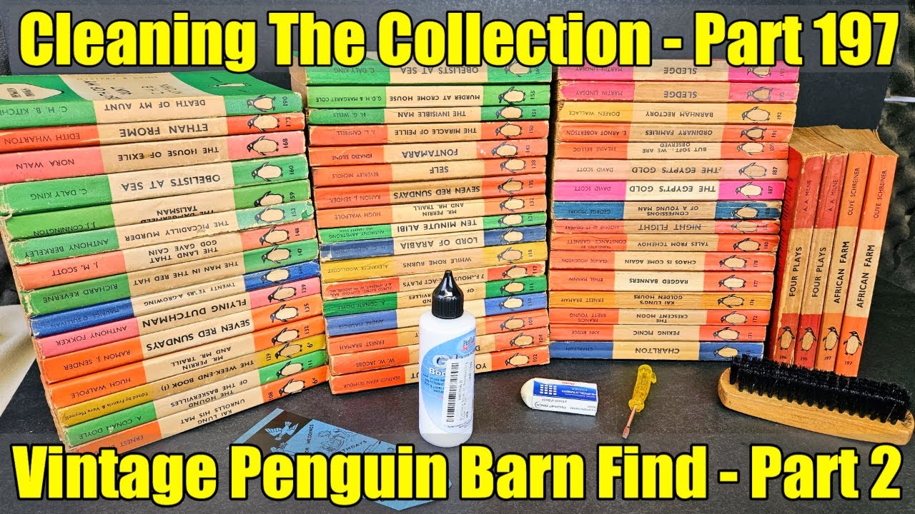 Unintentional ASMR - Cleaning The Collection - Part 197 - Cleaning the Penguin Barn Find - Part 2