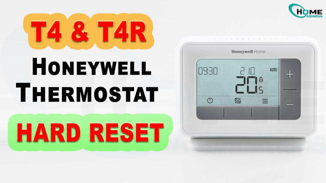 Как сбросить настройки термостата Honeywell T4 и T4R: краткое руководство