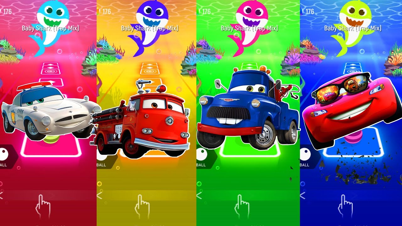Paw Patrol Team Sky vs Ryder vs Rublle vs Chase Coffin Dance Music Tiles hop Edm Rush