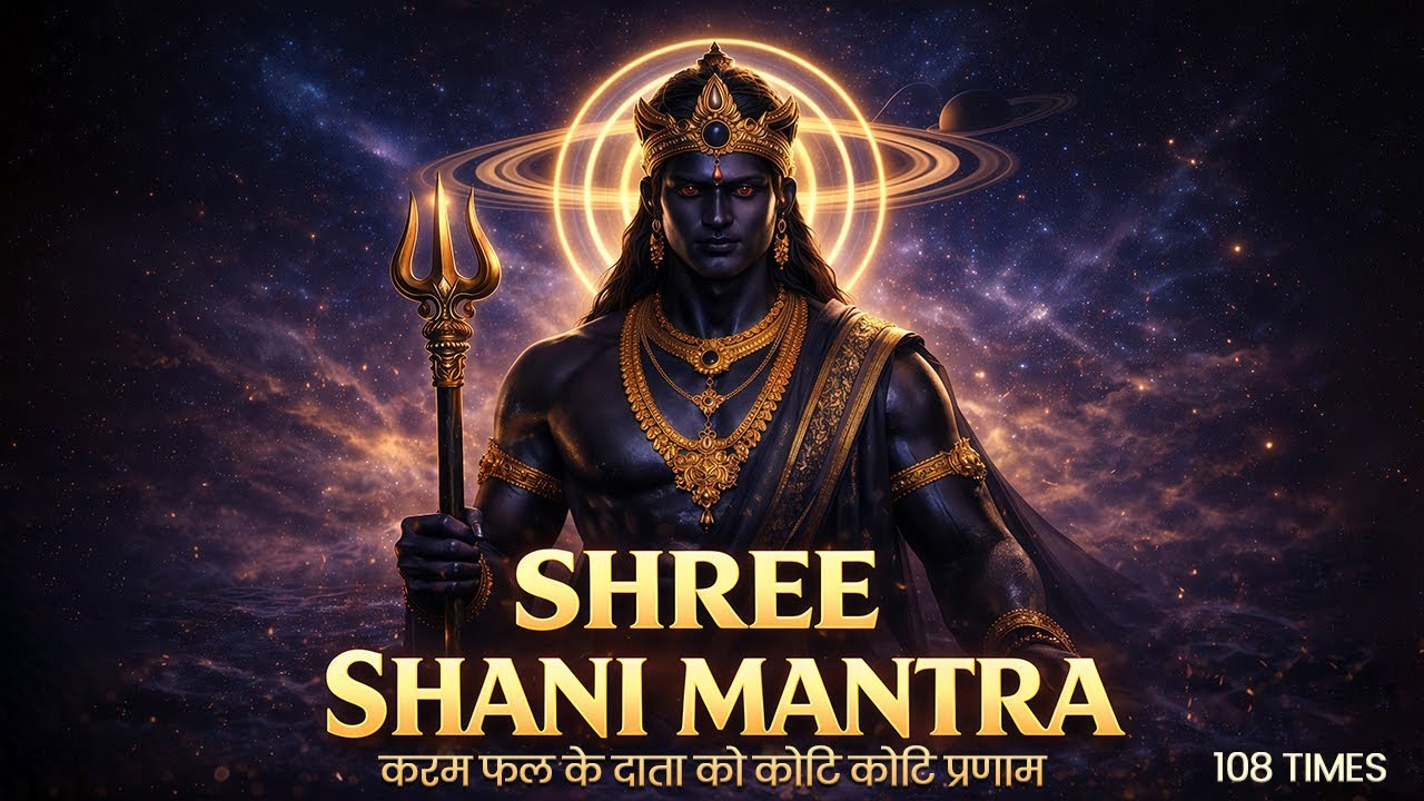 Shree Shani Mantra | Nilanjan Samabhasam | 108 Times | For Karma Shuddhi