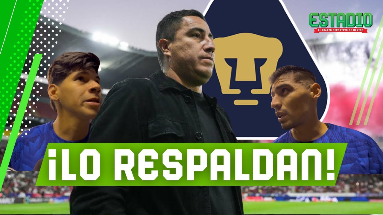 JUGADORES de PUMAS RESPALDAN a EFRAÍN JUÁREZ y le dedican estas palabras | Estadio Deportes