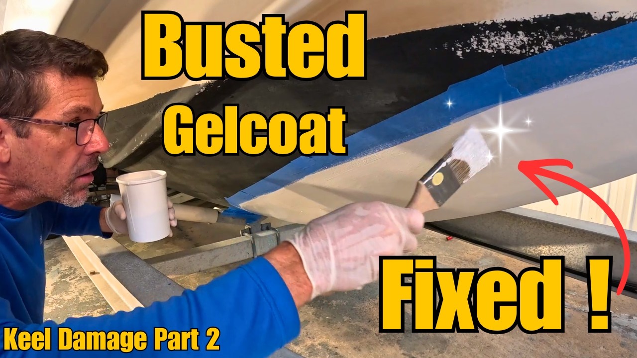GELCOAT DAMAGE FIXED the RIGHT WAY!!
