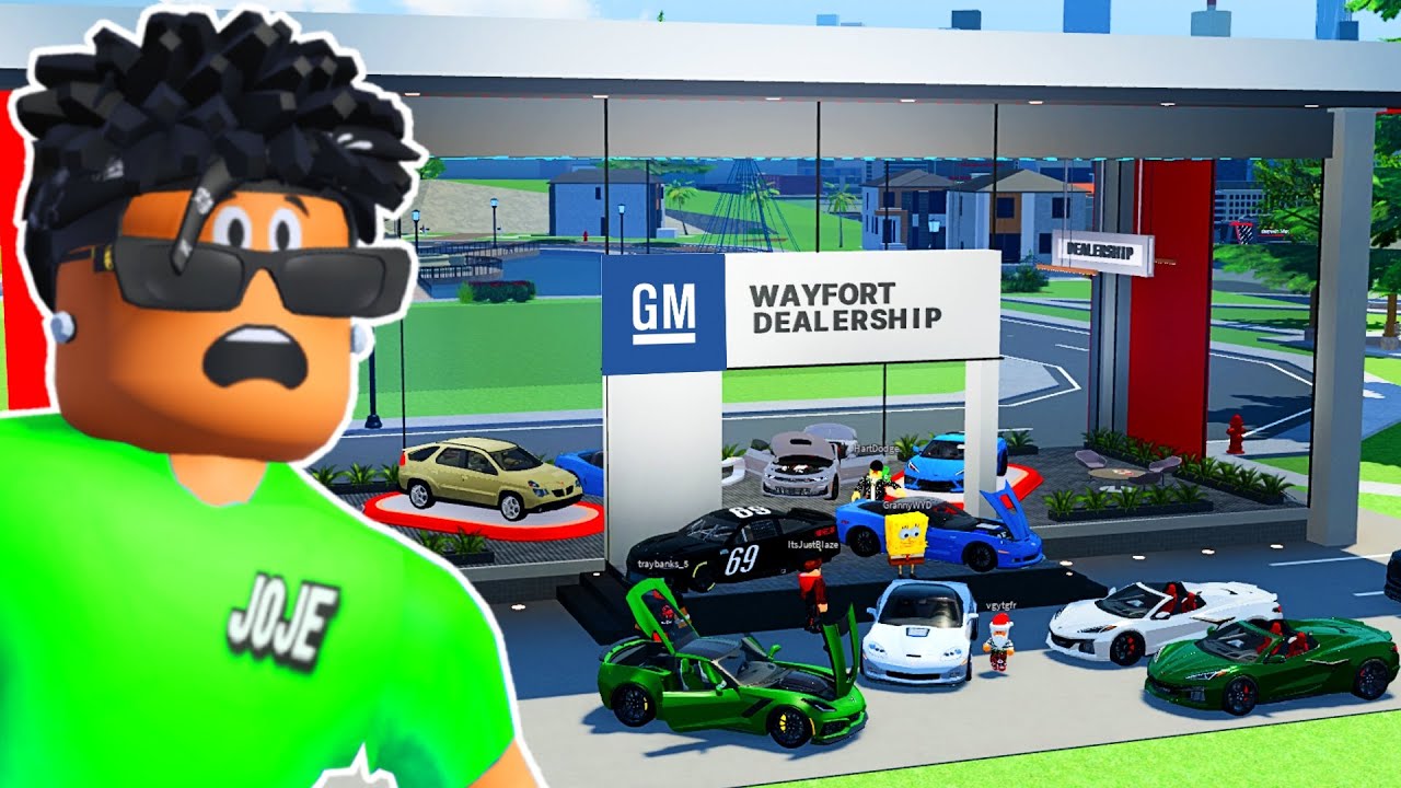 I WENT TO A GM MOTORS DEALERSHIP IN ROBLOX DRIVING EMPIRE