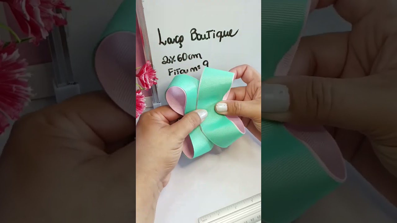 La&ccedil;o Boutique #fa&ccedil;avoc&ecirc;mesmo #artesanato #la&ccedil;os #passoapasso #lacosdefita #la&ccedil;osdecabelo #diy