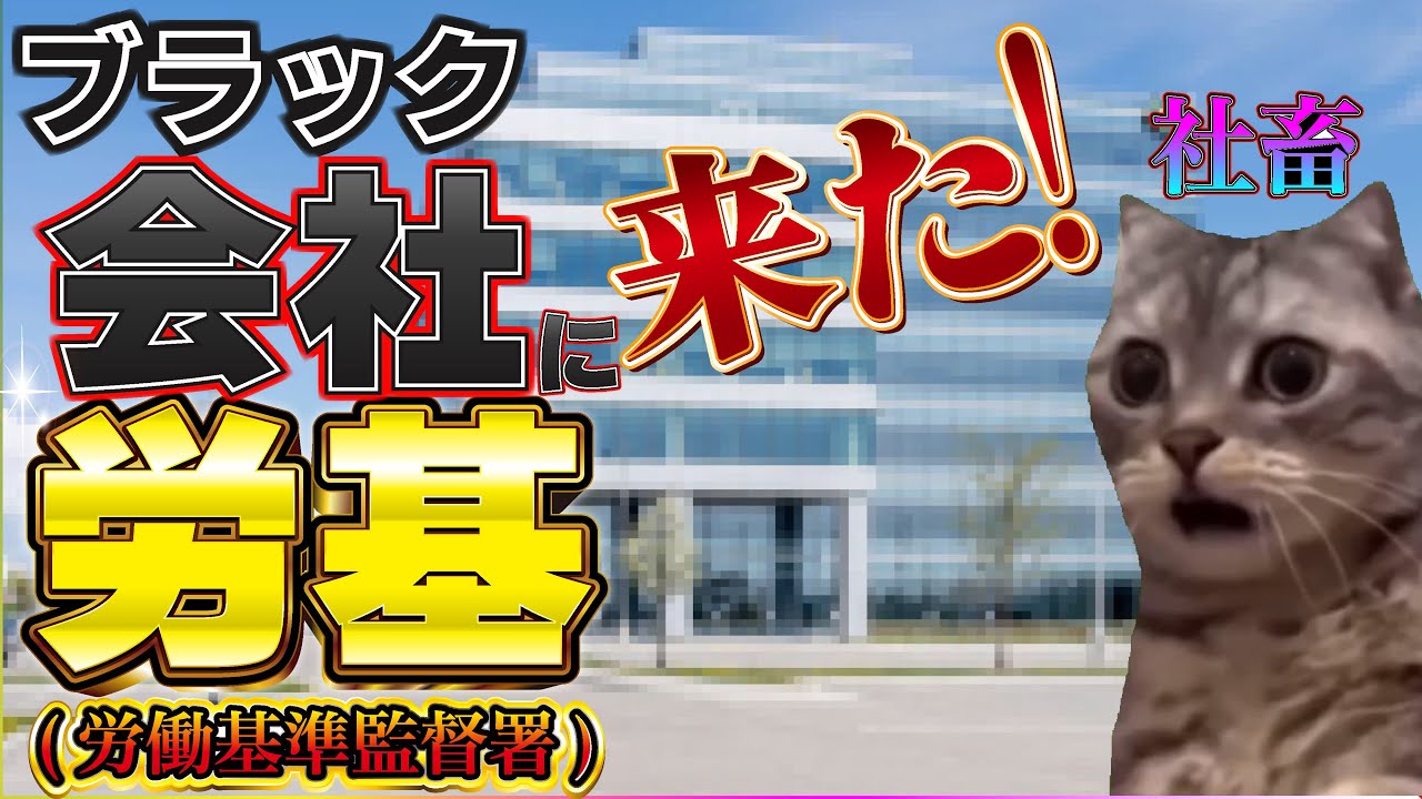 【#猫ミーム 】ブラック会社に労基が来た結果【火原ヴァラ】