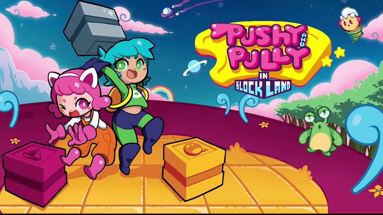 Pushy and Pully in Blockland - Release Trailer - Coming to PC, Xbox One, Nintendo Switch and PS4