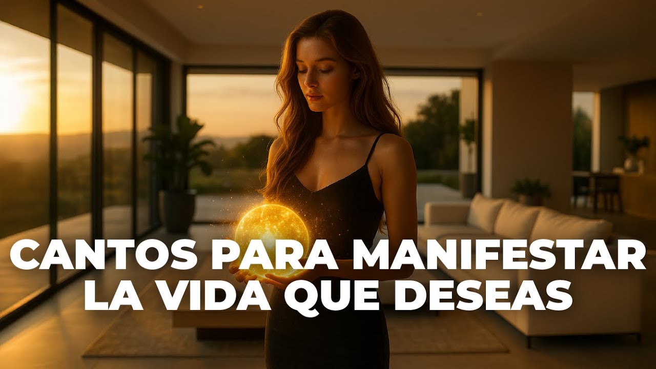 🎧🎙️CANTOS PARA MANIFESTAR LA VIDA QUE DESEAS - Todo es tuyo si sabes atraerlo. Riqueza, salud y amor
