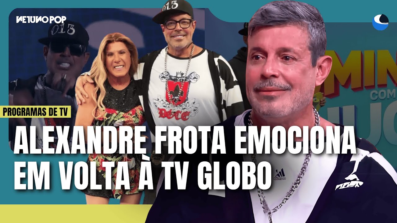 Alexandre Frota no Domingão | Ator volta à TV Globo após 25 anos e emociona com homenagem a Chorão