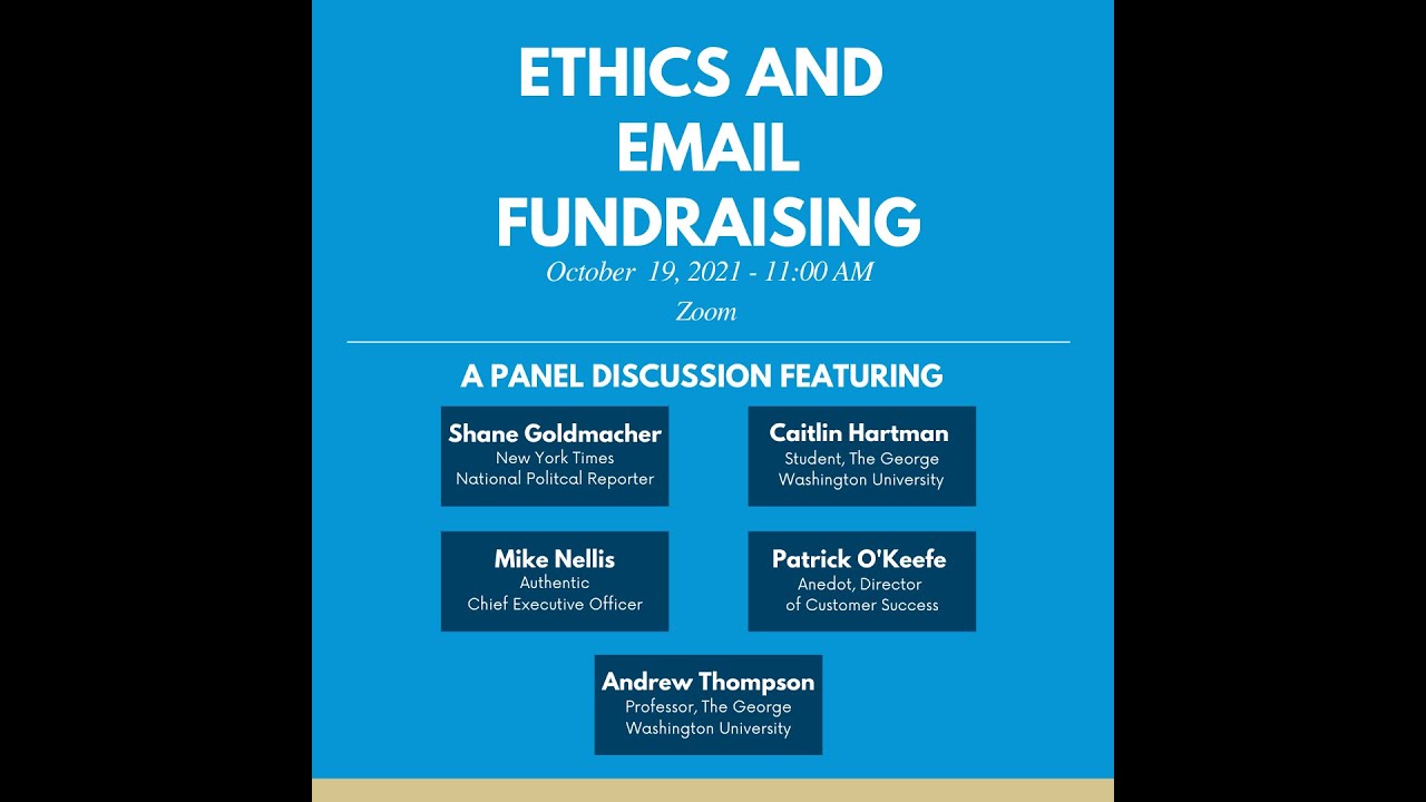 Ethics and Email Fundraising