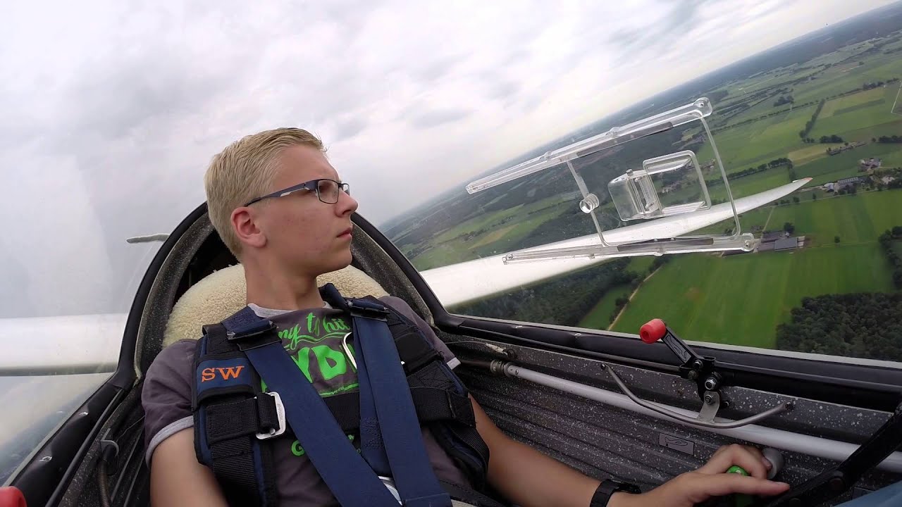 Glider flight #298: Rolladen Schneider LS-4a - PH-1514 - SU (Lemelerveld)