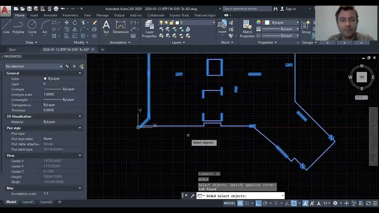 Graitec OMD (Advance Design) import AutoCAD to Advance design