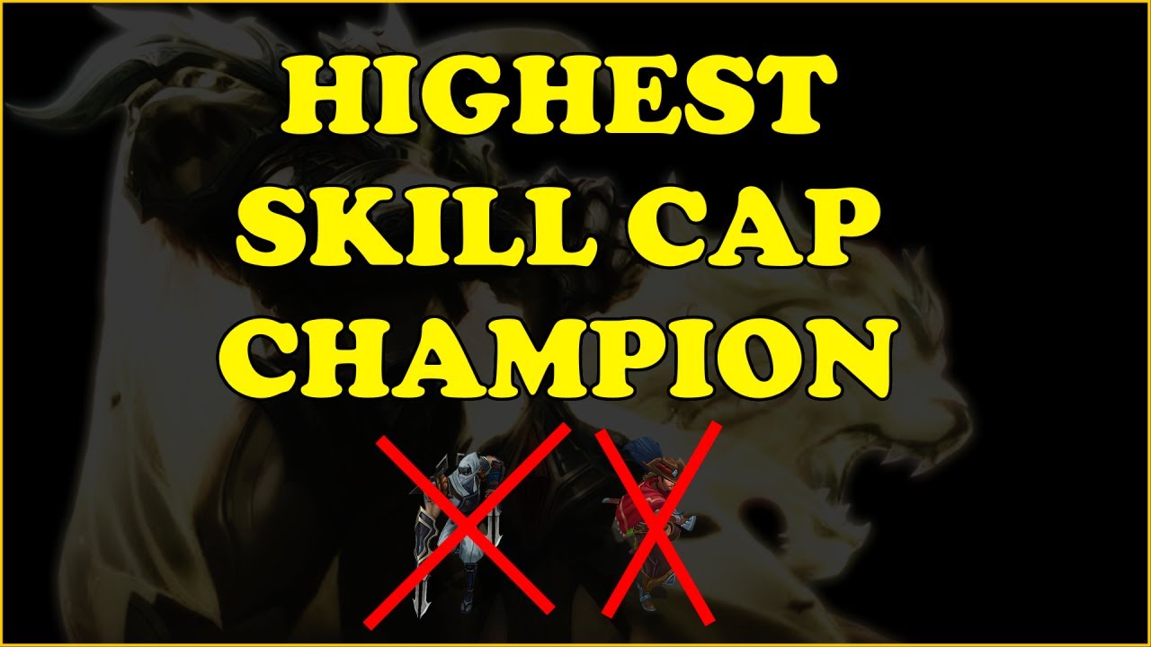 I Decided To Play The HIGHEST SKILL CAP CHAMPION IN RANKED LEAGUE OF LEGENDS