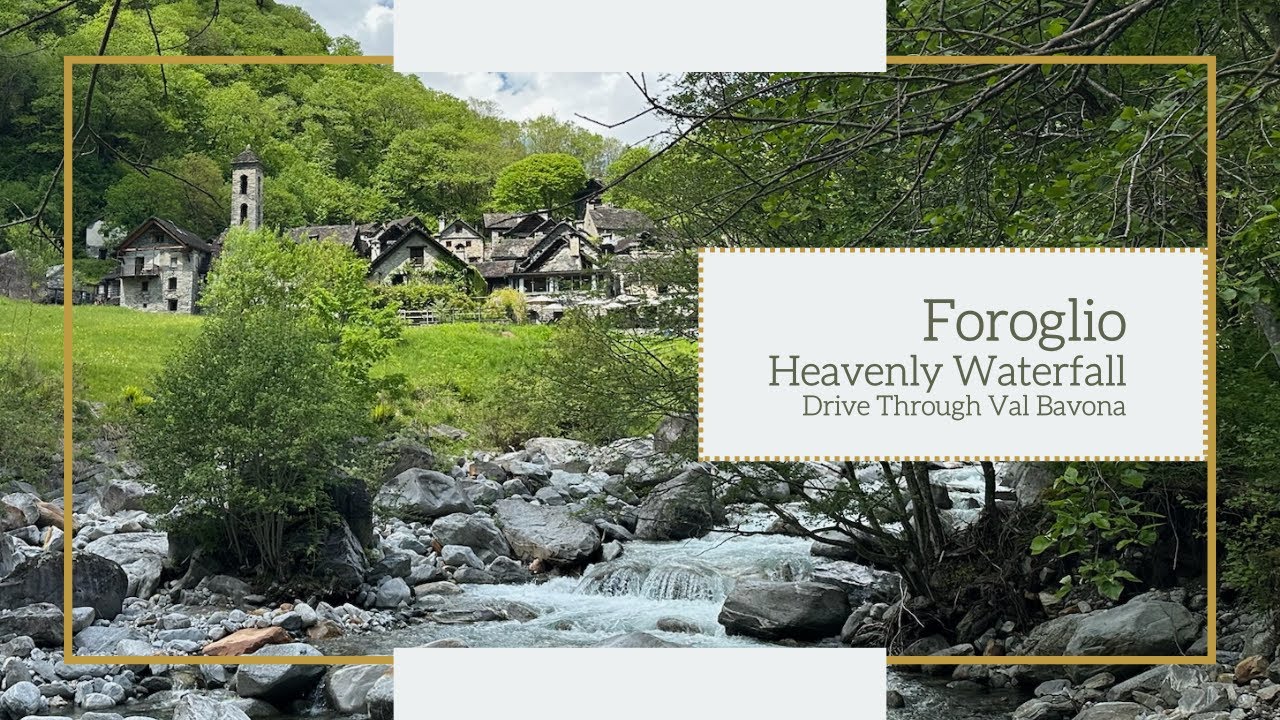 Foroglio: Heavenly Waterfall in Val Bavona, Ticino, Switzerland