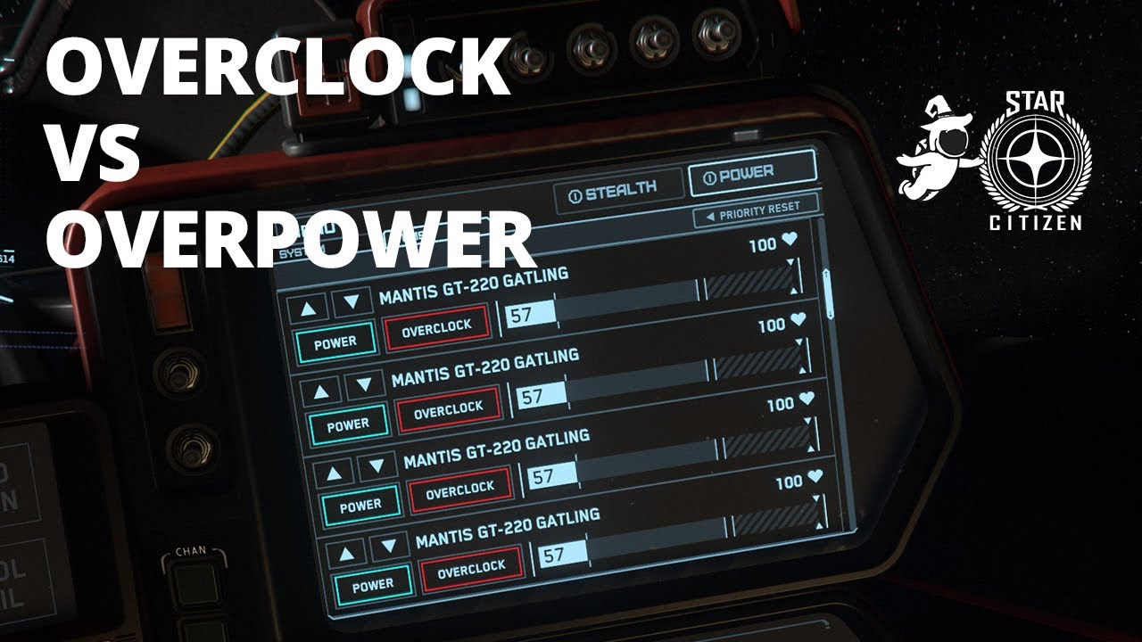 Overclock vs Overpower Time To Kill - Star Citizen - 3.12.1