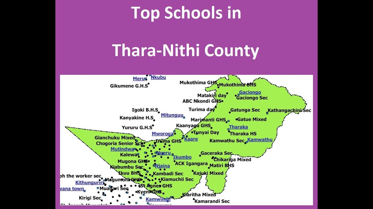 Top Schools in Tharaka-Nithi County