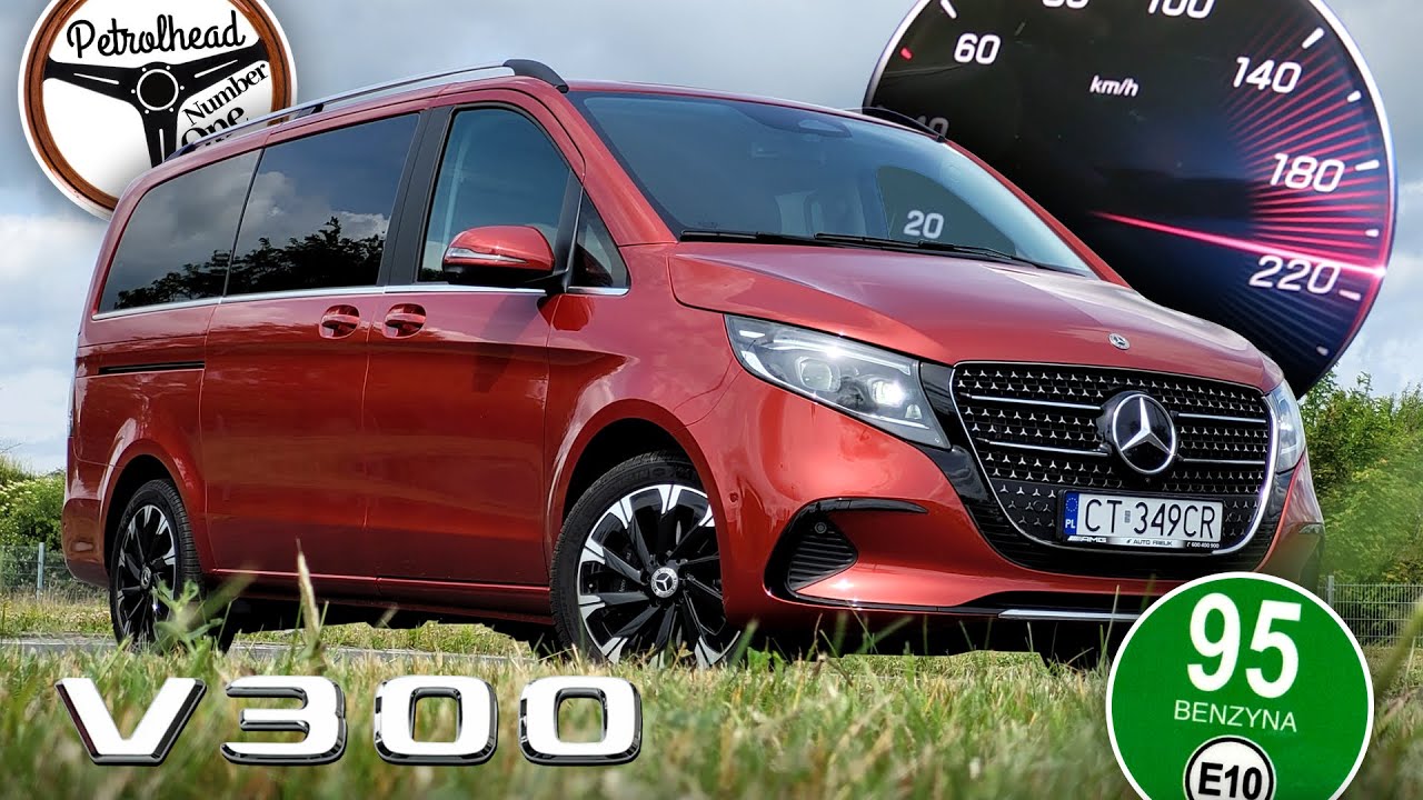 2024 Mercedes V300 (231 KM) | *BENZYNIAK* V-max, 0-100 km/h, Spalanie, Test, AUTOBAHN. | 4K