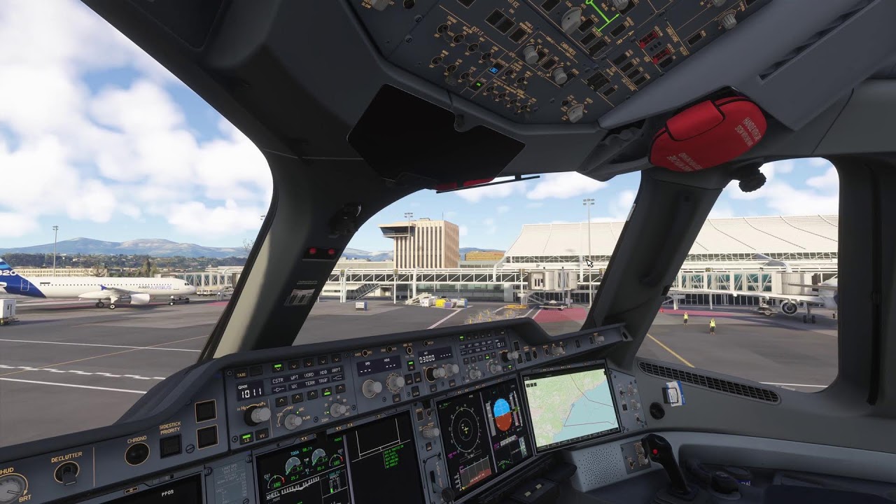 Vol A350 Basel Mulhouse  Nice