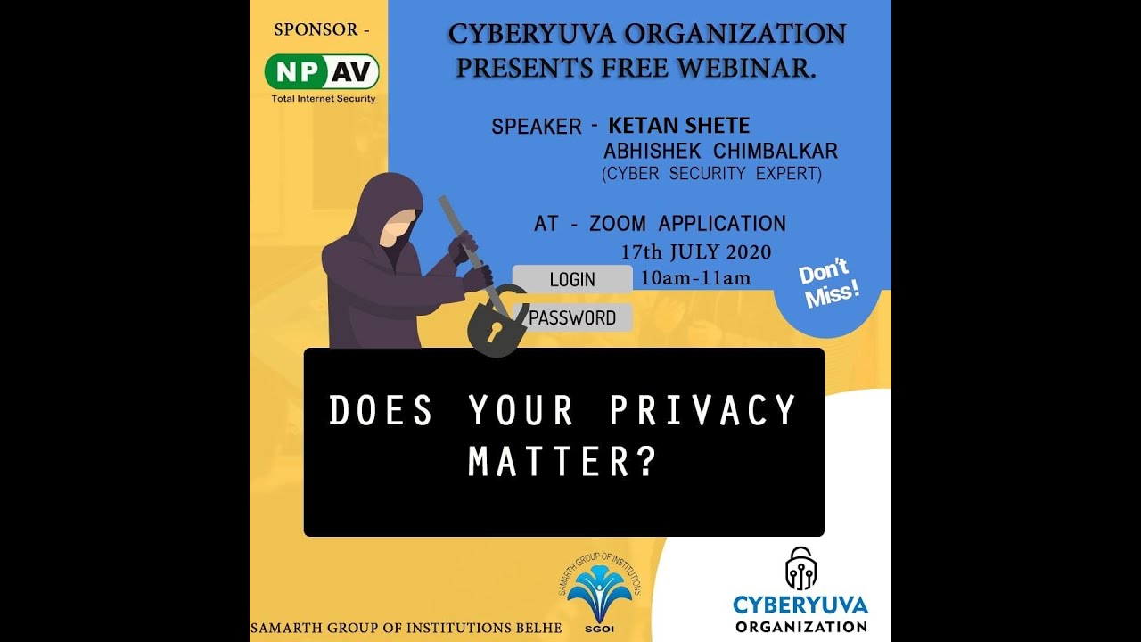 Webinar on 