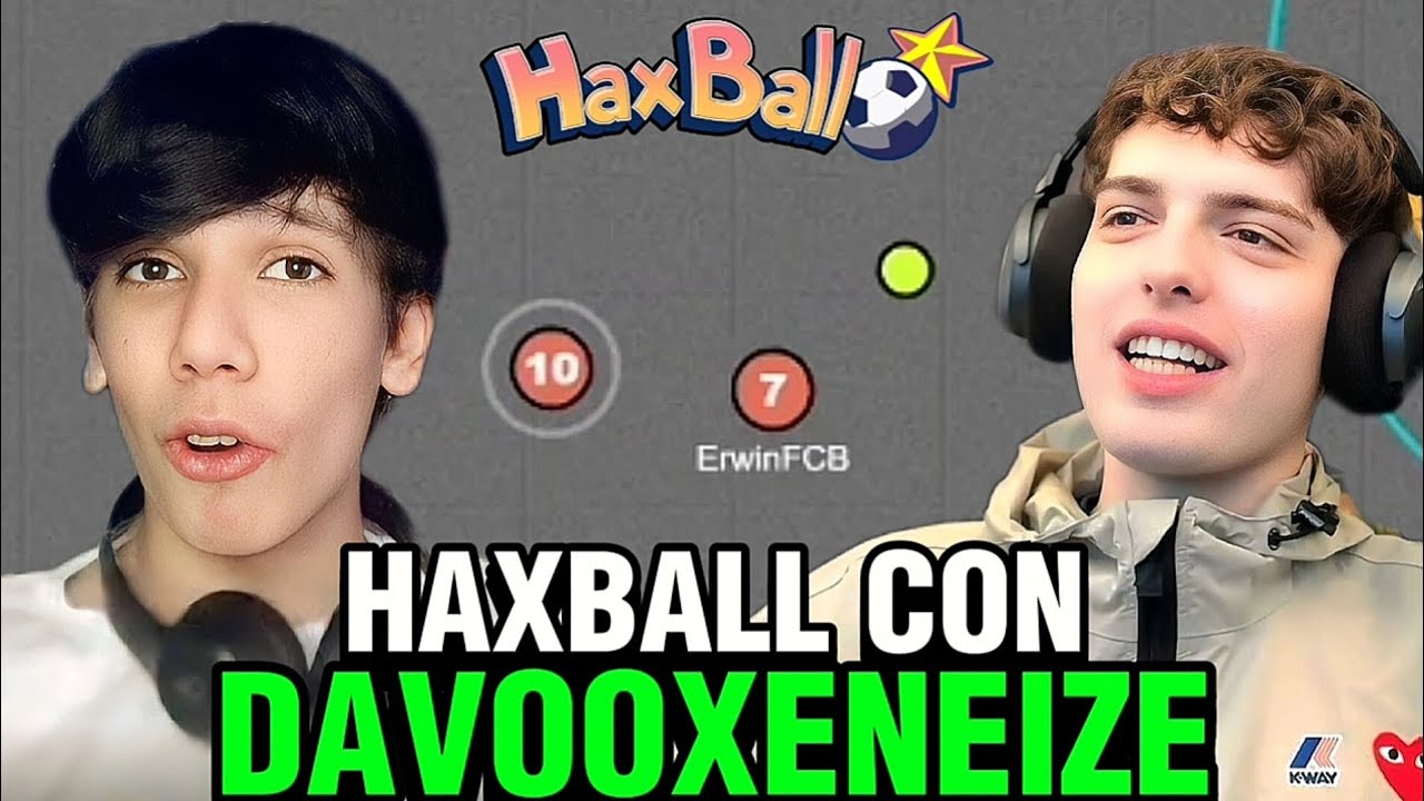 JUGANDO HAXBALL CON DAVOOXENEIZE (ES EL GOAT)