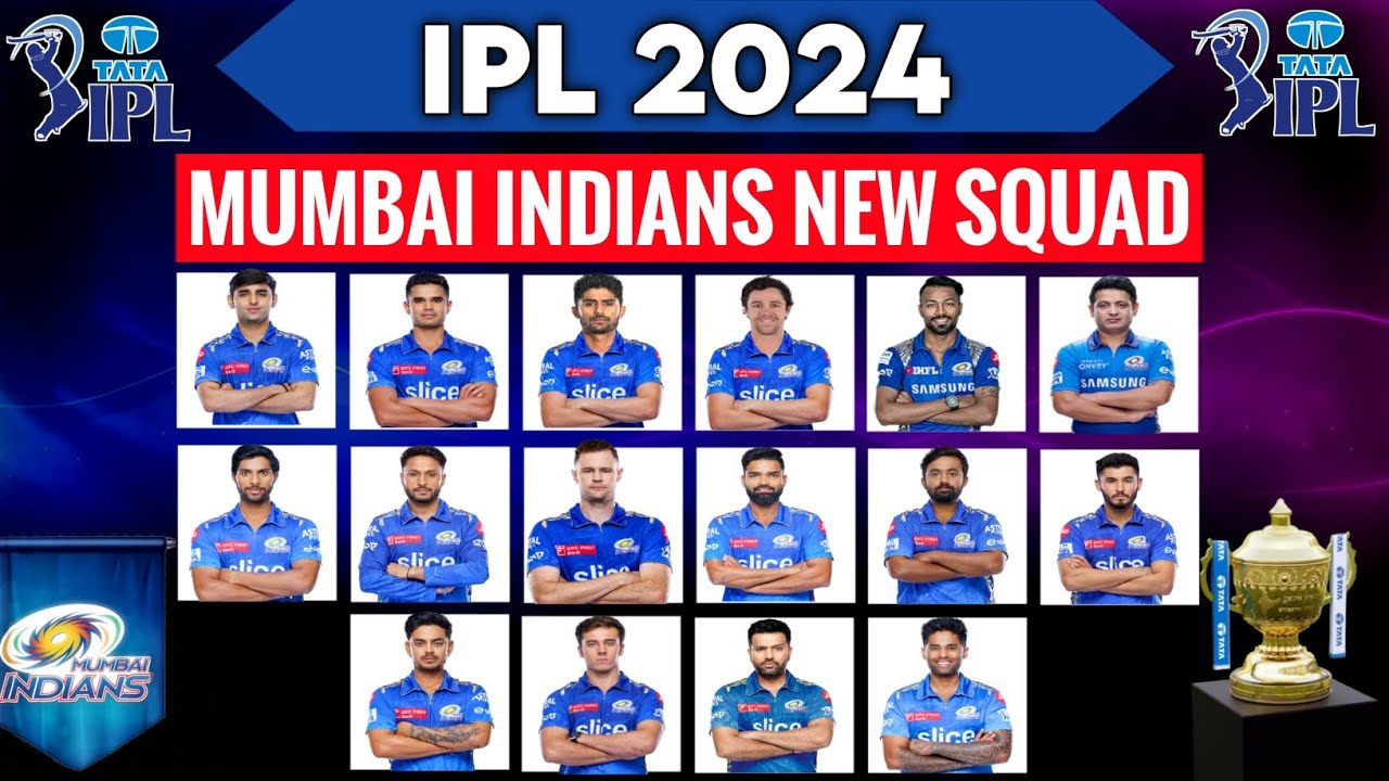 IPL 2024 - Mumbai Indians Squad | Mumbai Indians Squad Ipl 2024 | MI Final Squad IPL 2024