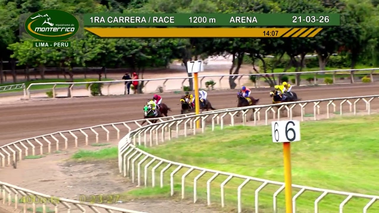 Hip&oacute;dromo Monterrico  - 1ra Carrera 21 Marzo 26