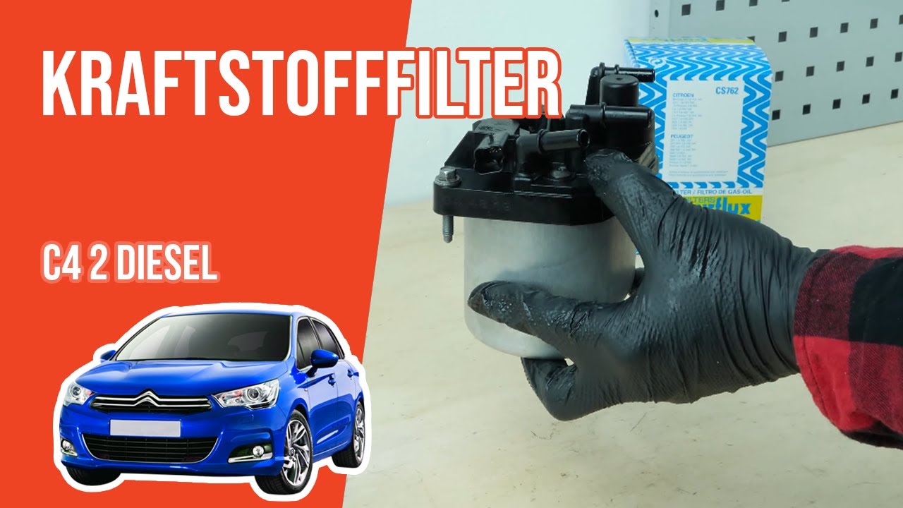 Wie Citro&euml;n C4 2 1.6 HDI Kraftstofffilter wechseln ⛽