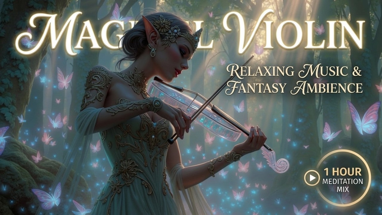 Deeply Relaxing Violin Music 🦋 Soothing Forest Melodies