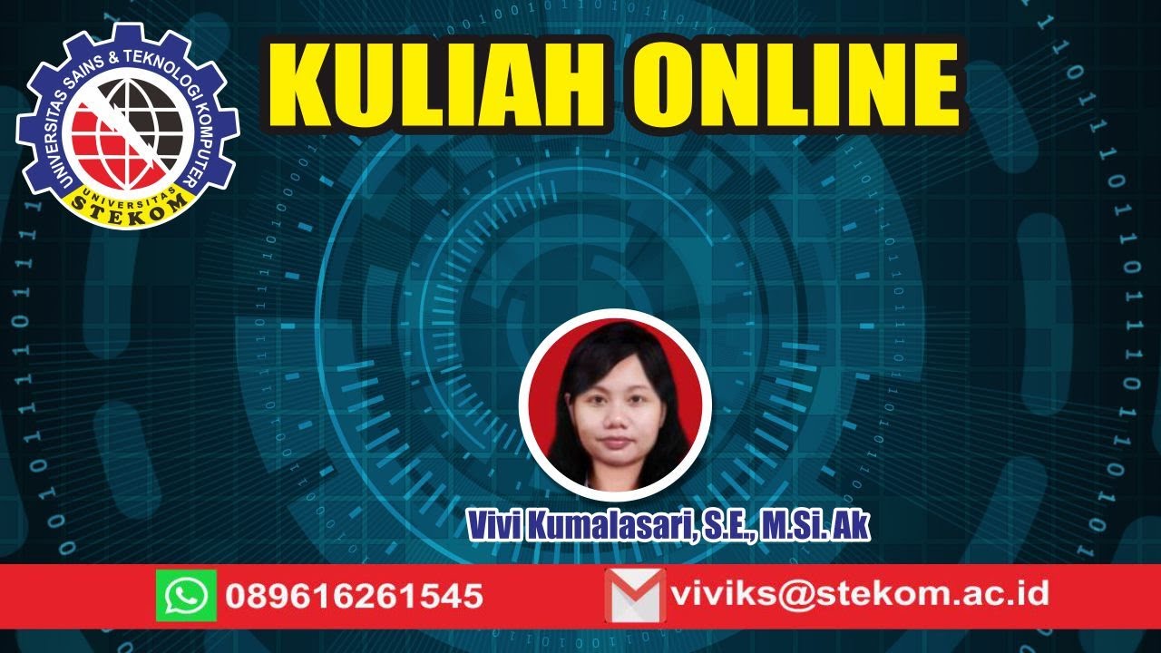 PERTEMUAN 1 Membahas Konsep Pengenalan Statistika - BAGIAN 2...KULIAH FULL ONLINE UNIVERSITAS STEKOM