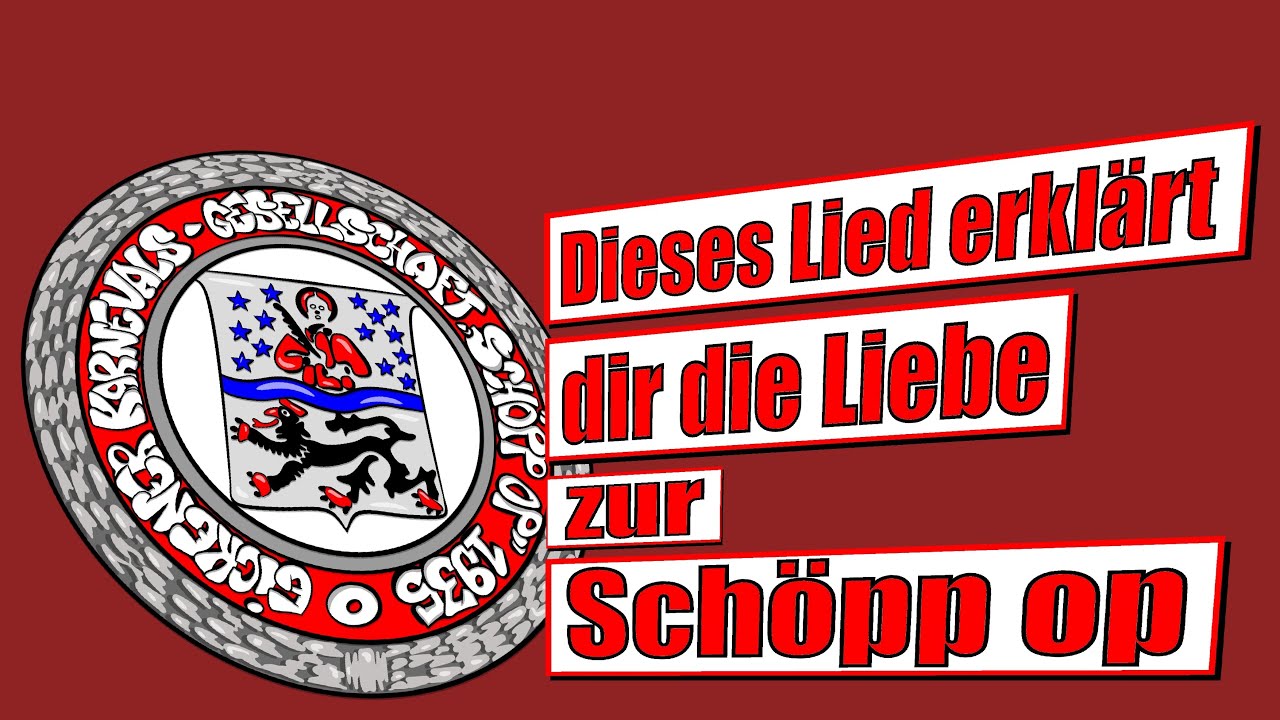 Schöpp op, mein Verein