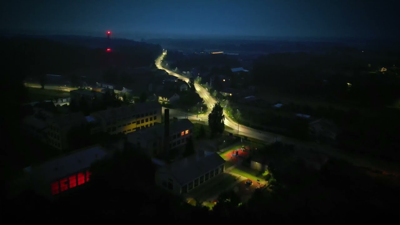 Urszulin w letnią lipcową noc. Polesie Lubelskie. Poleski Park Narodowy.