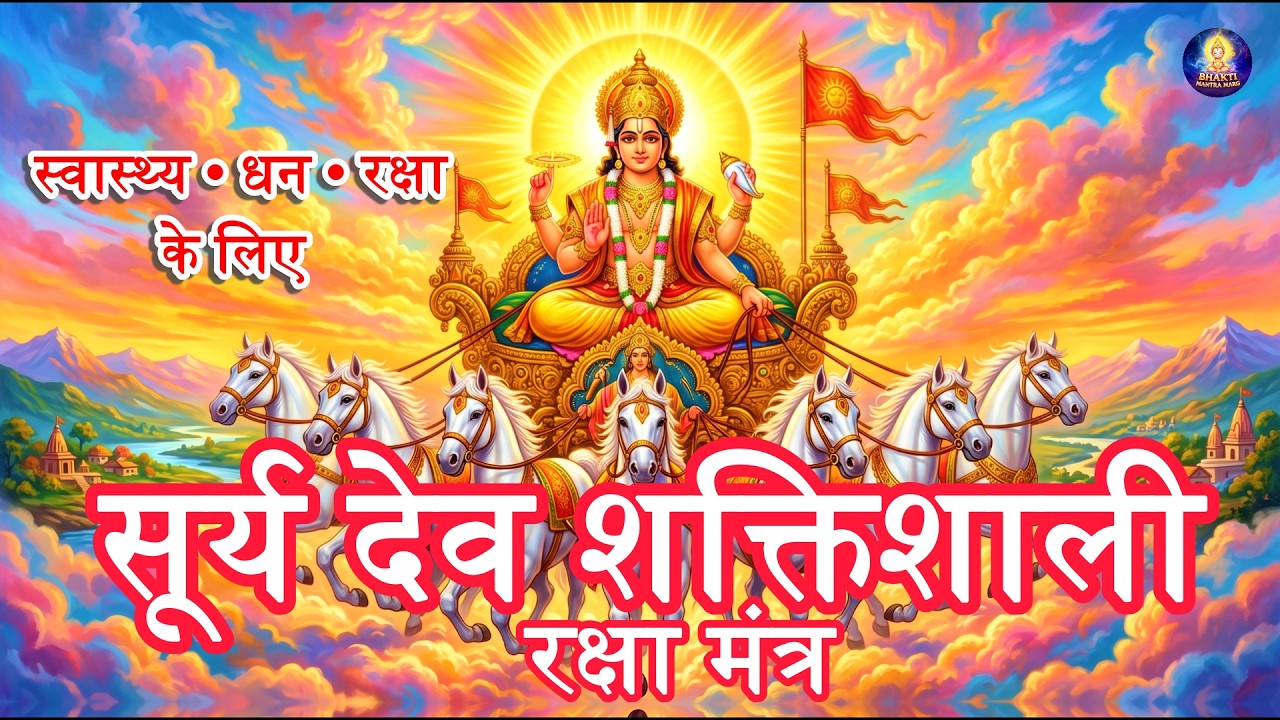 सूर्य देव शक्तिशाली रक्षा मंत्र | Powerful Surya Dev Raksha Mantra for Health, Courage & Protection