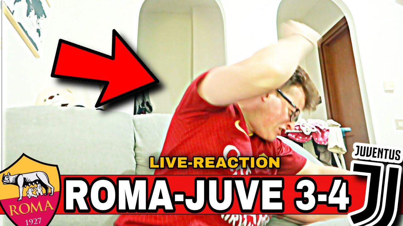 I'M SHAKING EVERYTHING!! SHAME! IS THIS A JOKE?! - ROMA-JUVE 3-4 LIVE-REACTION