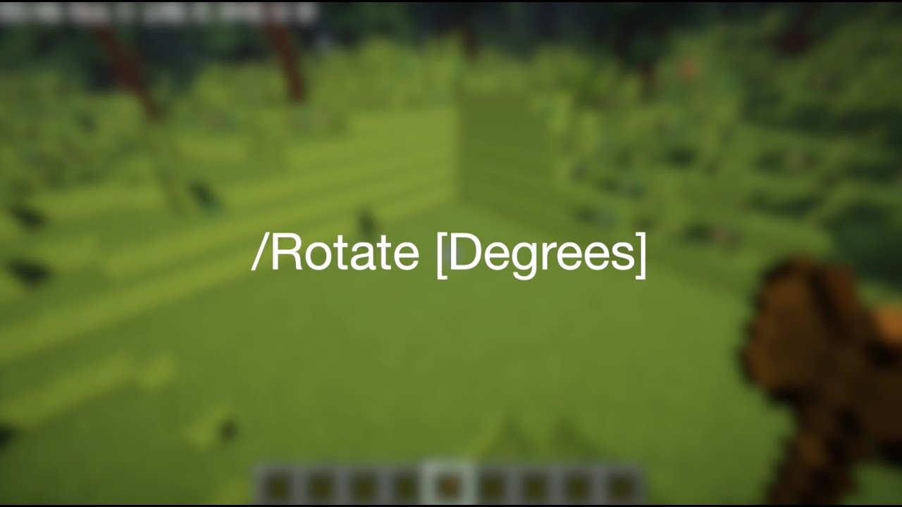 Basic Worldedit Tutorial! Command: //Rotate